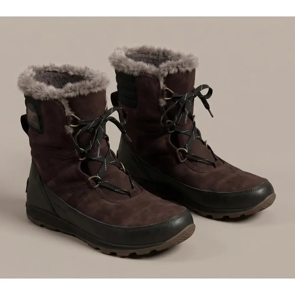 Sorel Womens 9 Gorpcore Granola Girl Outdoors Suede Whitney Short Snow‎ Boots